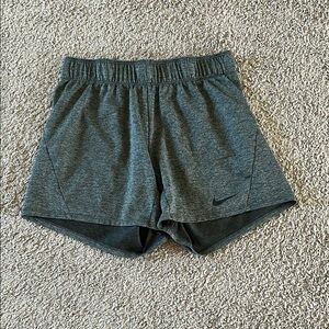 Nike Women's olive green and black Shorts